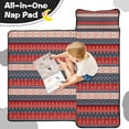thumbnail image 4 of Red and Blue Christmas Knitted Pattern Toddler Nap Mats for Kids Preschool,50"x20" Sleeping Mat Bag or Kids,Toddler Sleeping Bag,Toddler Nap Mat or Daycare, 4 of 6