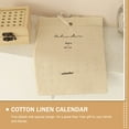 thumbnail image 3 of Qumonin 2023 Rustic Hanging Cloth Calendar - 12 Month Planner, 3 of 6