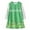 Green, variant on Odeerbi Kids Girls Long Sleeve Christmas Dress Fall Winter Round Neck Cotton Dress Children's Printed Princess Dress Dark Purple