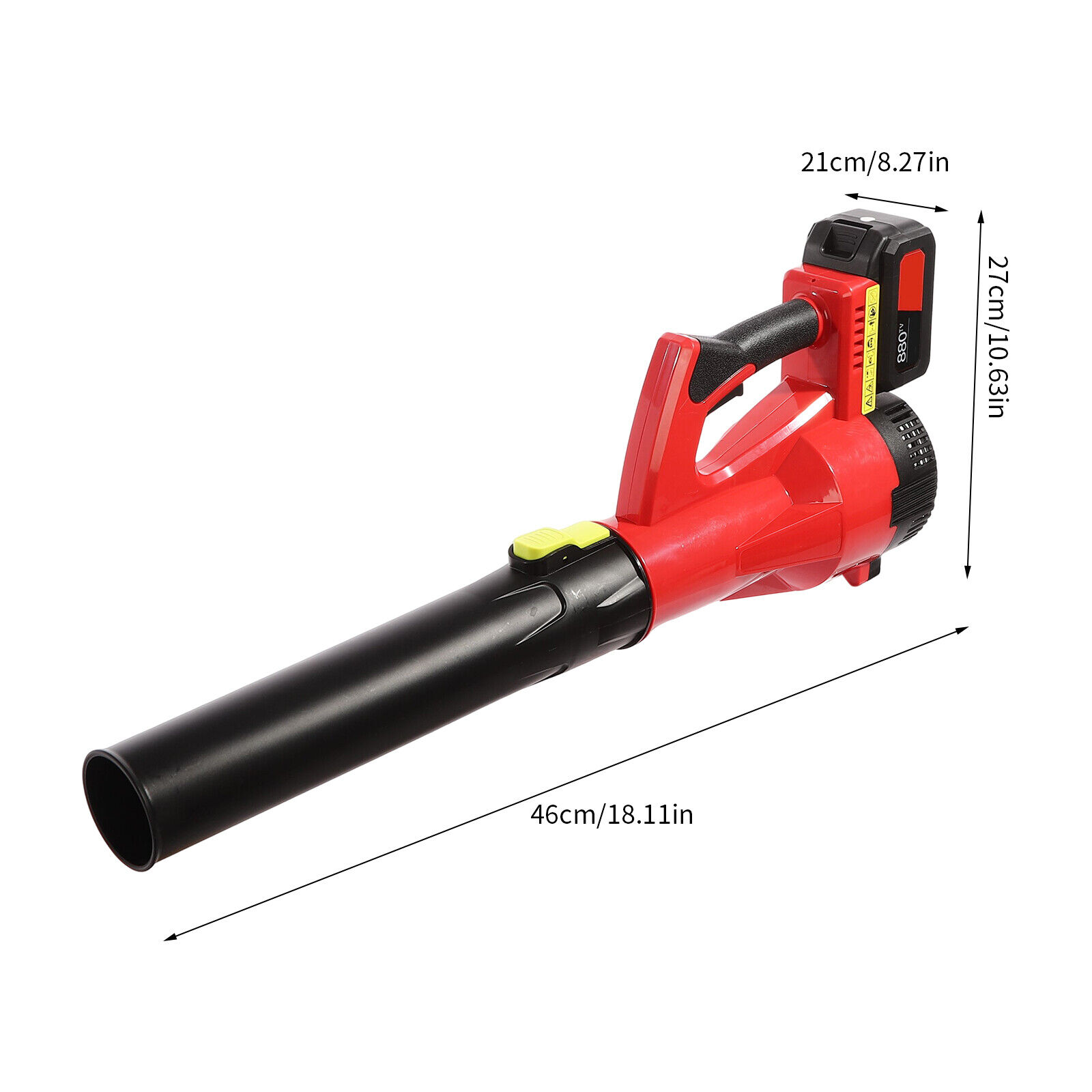 Cordless Leaf Blower:Lawn Blower with Battery and Charger,Handheld Blower Lightweigh For Sweeping Debris From Stores, Garages, Driveways, Outdoor Patios, & Gardens