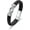 Silver 22cm, variant on Leather Cuff Bracelet Cremation Urn Bracelet for Ashes Jewelry for Women Men Infinity Memorial Keepsake Leather Bracelet