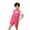 Hot Pink, variant on KAUOD Toddler Boy Suits Set Adjustable Waist Dress Clothes Tuxedo Vest Shorts Sets for Kids Lightweight Wedding Graduation Suit