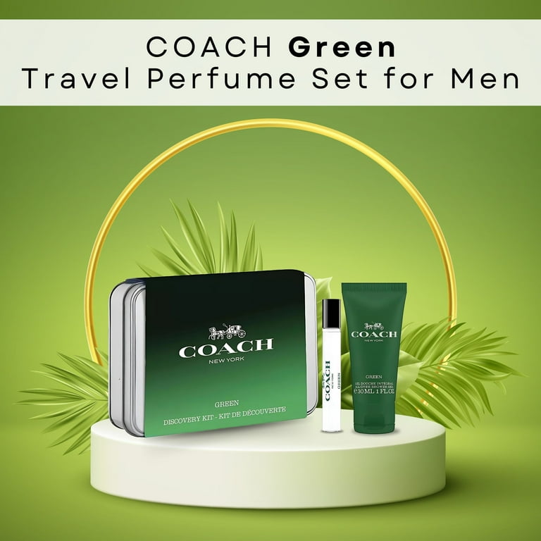 Coach Green EDT Mini Spray Gift Set, Mandarin Violet Patchouli