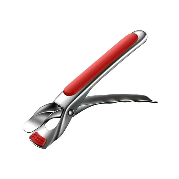 Wooowa 2PC Stainless Steel Heat-Resistant Tongs - Non-Slip Pot & Bowl Gripper, Essential Kitchen Tool for Cooking & Serving