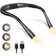 thumbnail image 1 of Rechargeable Neck Reading Lamp, Lamp for Reading in Bed, 3 Colors, 6 Brightness Levels, Foldable Arms, Perfect for Reading, Knitting, Repairing, 1 of 4