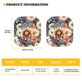 thumbnail image 4 of Chririnla Windshield Sun Shade Bright Blossom Car Sunshade UV Protection Heat Reflective Sun Visor Window Cover 28.5x25.5 in Automotive Windshield Shades for Women, 4 of 7