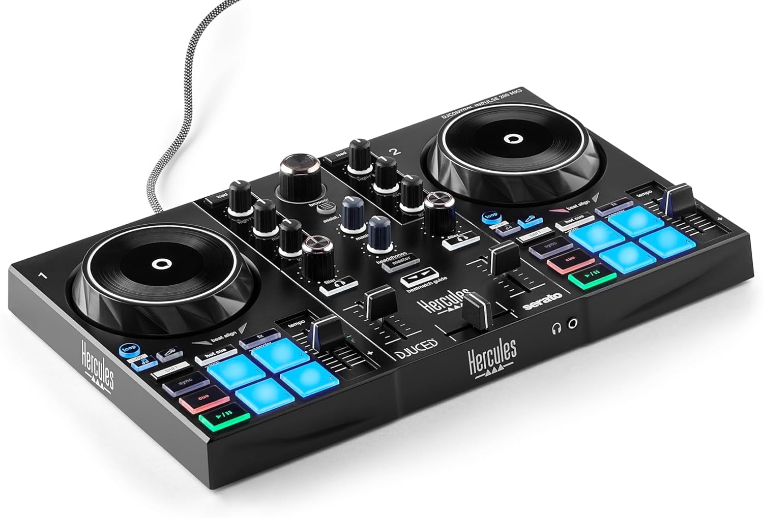 Numark Party Mix II - DJ Controller Set with USB Audio, Built-In