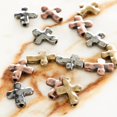 thumbnail image 2 of Bead Landing  Metallic Metal Cross Beads, 13mm, 12 Pack, 2 of 3