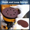 thumbnail image 5 of Unique Bargains Sanding Discs, 9" 60 Grit Automotive Repair Round Hook and Loop Sandpaper Aluminum Oxide, Paper Base Red, 30 Pcs, 5 of 7
