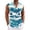 Dark Blue, variant on Hogleaql Mens Hawaiian Shirts Sleeveless Button Down Tshirt Tropical Graphic Vacation Fashion Beach Tshirt White M