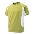 thumbnail image 5 of Mens Shirts Short Sleeve Crewneck Basic Yellow Tee Shirts Mens Clothing, 5 of 6