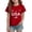 Red(American Flag), variant on CCRFTGI American 4th of July Shirts for Children Girls Size 8 Short Sleeve Funny USA Flag Summer Freedom Tunic Blouses Patriotic Girls Clothes Tee Shirt Black 7-8 Years