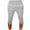Gray, variant on Azrian Summer Men Gym Workout Jogging Middle Pants Fit Elastic Casual Sportswear