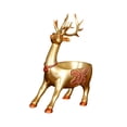 thumbnail image 4 of yotijay Cartoon Deer Statue Art Craft Ornament Desk Storage Tray Modern Resin Decorative Standing Golden, 4 of 9