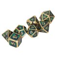 thumbnail image 4 of Dados De Metal, Dados Poliédricos, Exquisitos Y Resistentes Para Juegos De Rol. ANGGREK Tipo 1, 4 of 8