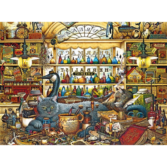 Rompecabezas Buffalo Games Charles Wysocki Elmer 1000 piezas