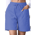 thumbnail image 2 of Pantalones Cortos Casuales Omen con Cordón Ajustable, Cintura Elástica Cómoda, Pantalones Cortos de Verano con Bolsillos, Azul Real, Talla M, 2 of 10