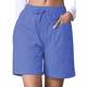 thumbnail image 2 of Pantalones Cortos Casuales Omen con Cordón Ajustable, Cintura Elástica Cómoda, Pantalones Cortos de Verano con Bolsillos, Azul Real, Talla M, 2 of 10