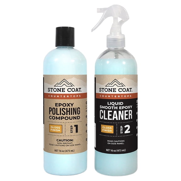 Stone Coat Epoxy Resin Remove Scratches from Epoxy Projects After Sanding Polishing & Cleaning Kit