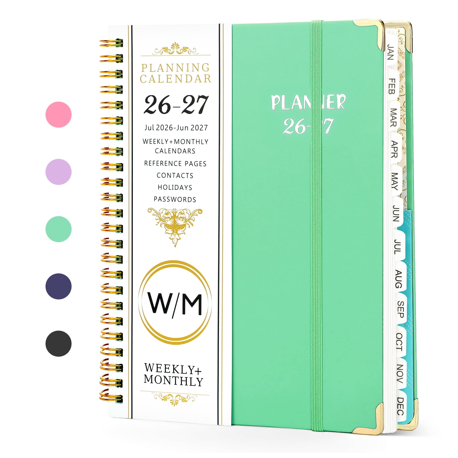2026-2027 Academic Year Planner Calendar Notebook(JUL.2026-JUN.2027,6.3"x8.5")Daily Weekly Monthly Agenda Planner for Women Men