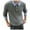 Grey, variant on Polo Sweater Men Fall Winter Long Sleeve Loose Casual Lapel Collar Layered Look Cable Knit Pullover Sweaters
