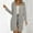 Grey, variant on Women's Long Sleeve Knitted Jacket Mid Length Button Solid Ice Silk Knitted Cardigan Oversized Cardigan Lightweight Cardigan Sweaters for Women Knitted Cardigans Knitted Jacket Women Fall Cardigans