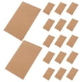 thumbnail image 2 of SHISUYAN 100Set Rectangular Paper Stationery for Writing and Bookmarking Brown, 2 of 9
