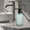thumbnail image 6 of Unique Bargains 1 Pc Classic Cylindrical Soap Pump Dispenser for Bathroom 500ml Blue Black, 6 of 6