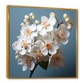 thumbnail image 2 of Designart "Still Life Photography Of White Orchids IV" Orchids Floater Framed Canvas Wall Art, 2 of 5