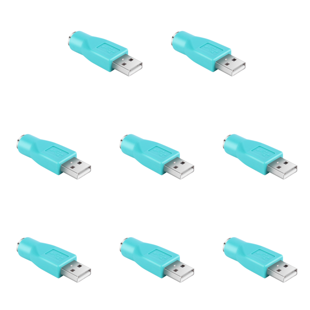 Conector Convertidor Adaptador PS/2 A USB para Teclado Y Ratón