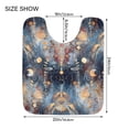 thumbnail image 3 of Toilet Rug Set Non-Slip Bathroom Rugs Soft Plush Machine Washable Contour Bath Mat Planetary Celestial Sky 24x20/24x16, 3 of 9