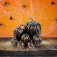 thumbnail image 3 of 7 Piece Pumpkin Set Fall Halloween Thanksgiving Decorations for Home Garden Table Displays 7PCS, 3 of 6