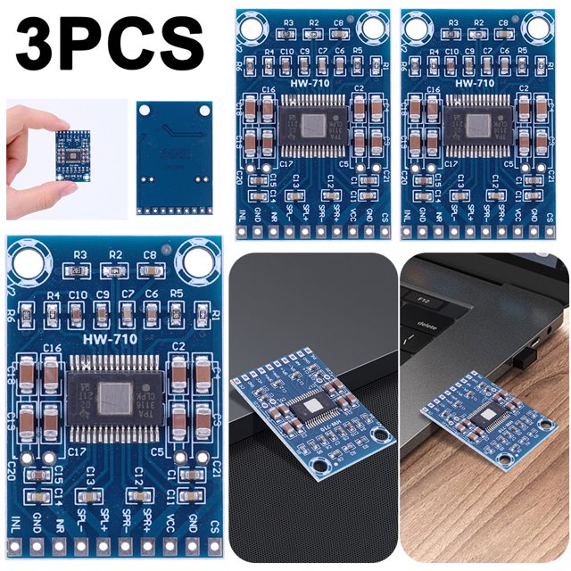 Placa Amplificadora Audio Digital TPA3116D2 Clase D Dos Canales Doble 50W