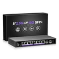 thumbnail image 1 of 10 Port 2.5Gb Unmanaged Ethernet Switch with 8* 2.5G Base-T Ports + 2* 10G SFP+ Ports. NICGIGA 8 Port 2.5Gbps Network Switch for 2.5Gbps NAS/PC, WiFi6 Router, Wireless A, 1 of 13