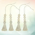 thumbnail image 5 of Omeite 8pcs Wooden Tassel Beads Ornaments Cotton String Beading Closet Door Handle Decoration for Homering Wooden Bead Closet Door Handle Decoration for Home, 5 of 7