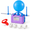 Purple-with Sizer, variant on Purple-with Sizer Electric Balloon Inflator Dual Nozzle Air Pump for Party Decorations