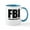 White/Blue Inside, variant on CafePress - FBI Female Body Inspector Mug - 11 oz Ceramic Mug - Novelty Coffee Tea Cup
