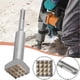 thumbnail image 3 of 16 Teeth Alloy Chisel Bit High Hardness Concrete Breaker Head Hardware Tool, 3 of 5