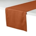 thumbnail image 3 of D'Moksha Homes 100% Pure Linen Hemstitch 14 x 84 Inch Rust Table Runner for Fall, Christmas, Natural European Flax, Machine Washable, Handcrafted Dresser Scarf with Mitered Corners, Great for Gifting, 3 of 3