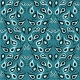 thumbnail image 1 of Ahgly Company Machine Washable Indoor Square Transitional Medium Teal Green Area Rugs, 6' Square, 1 of 7