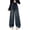 Blue, variant on Gunia Toddler Girl Jeans Denim Pants Casual Straight Leg Wide Trousers Loose Fit Autumn Children Trousers Blue 3-4 Years