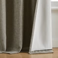 thumbnail image 4 of SUNSHIELD SIGNATURE Colton 100% Blackout Curtains for Living Rooms, Single Curtain Grommet, 50” x 63”, Taupe, 4 of 7