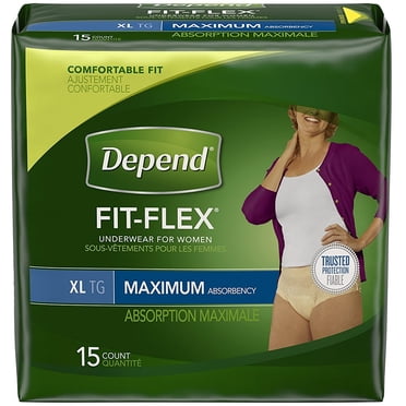 Depend Protection Plus Ultimate Underwear for Women, Large (84 Count ...