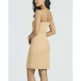 thumbnail image 6 of Real Essentials 3 Pack: Womens Spaghetti Strap Tank Ribbed Mini Dress with Built-in Bra Summer Sundress Casual Lounge Dresses, 6 of 7
