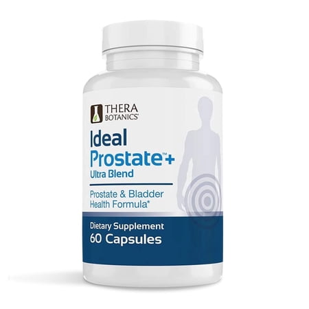 Ideal Prostate Plus Ultra Support Supplement Powerful Prostate Supplement for Men Natural Prostate Relief with Saw Palmetto, Beta Sitosterol, Lycopene, Zinc, Horsetail & Vitamin D3 60 Capsules