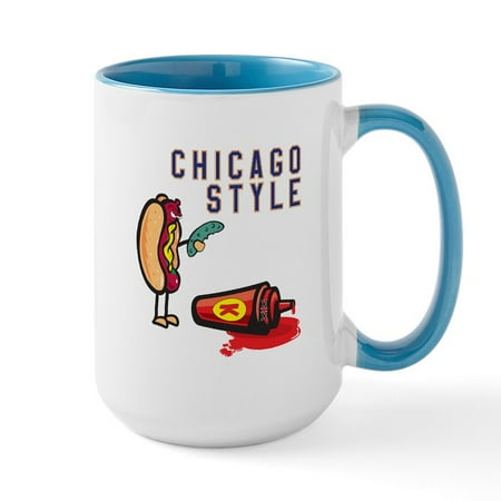 

CafePress - Chicago Style Ceramic Mug - 15 oz Ceramic Large Mug