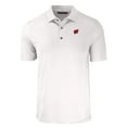 thumbnail image 2 of Men's Cutter & Buck White Wisconsin Badgers Big & Tall Forge Eco Stretch Recycled Polo, 2 of 3