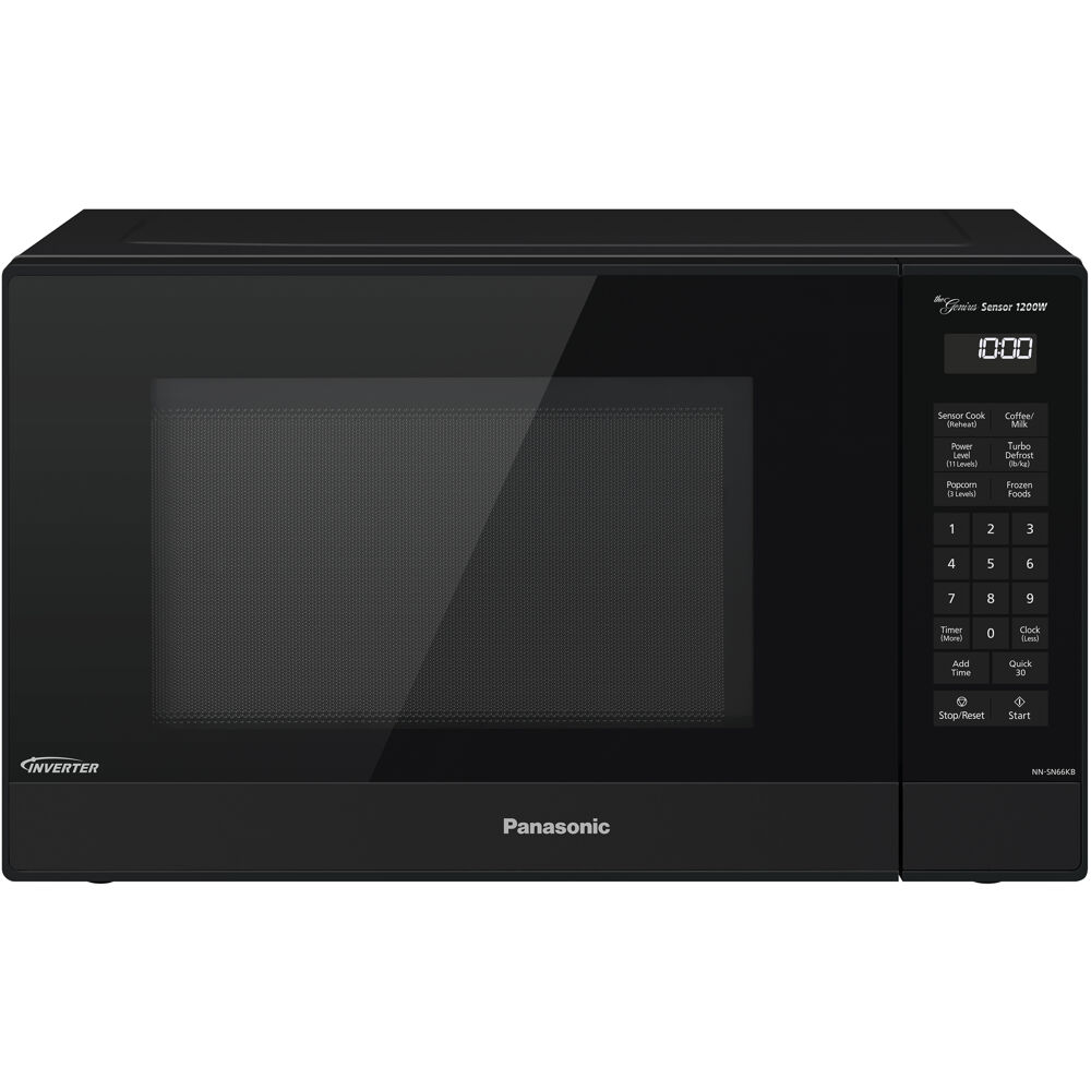 Panasonic 1.2 Cu. Ft. 1200W Genius Sensor Countertop Microwave Oven with Inverter Technology in Black - image 2 of 11