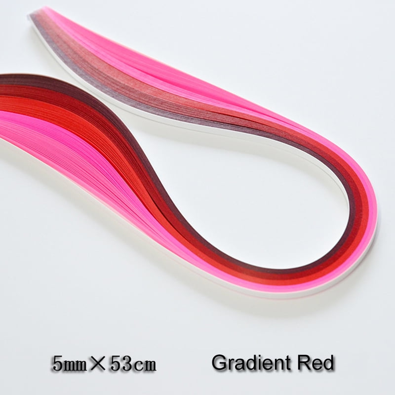Quilling Strips Quilling Paper Set Total 900 Strips 9 Kinds Gradient Colors for Home Classroom