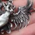 thumbnail image 4 of SIEYIO Fashion Pappas Evil Angel Necklace Silver Angel Wing Pendant Clavicle Chain, 4 of 14